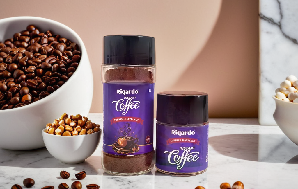 Riqardo Instant turkish hazelnut coffee